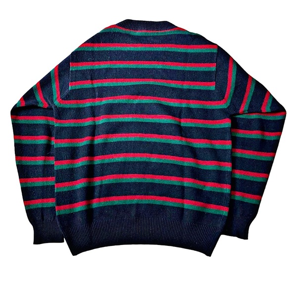 Authentic Vintage Gucci Wool Web Horse Logo Sweater - Picture 7 of 10